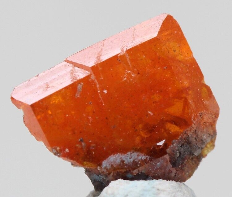 RARE WULFENITE Tabular Crystal Cluster Mineral Specimen RED CLOUD MINE ARIZONA