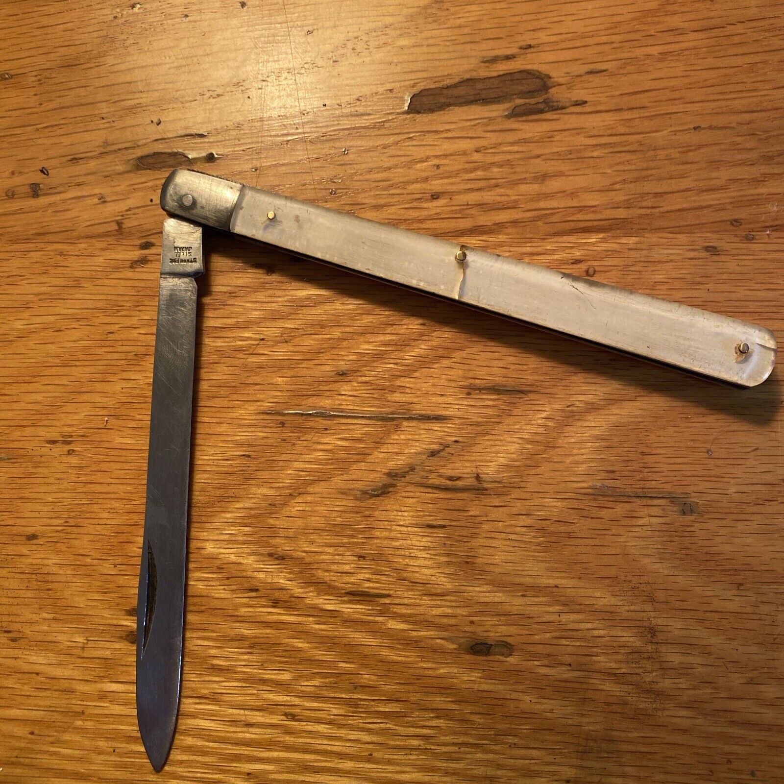Vintage Japan Omor J-211 stainless steel folding knife