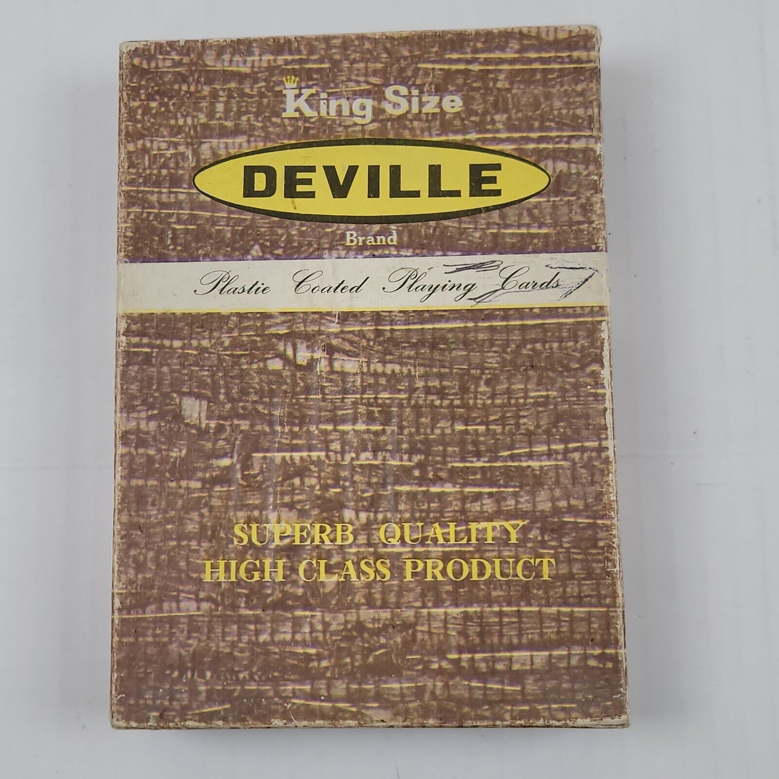 Deville King Size Playing Cards Deck Complete Vintage 1940\'s Large Oversized
