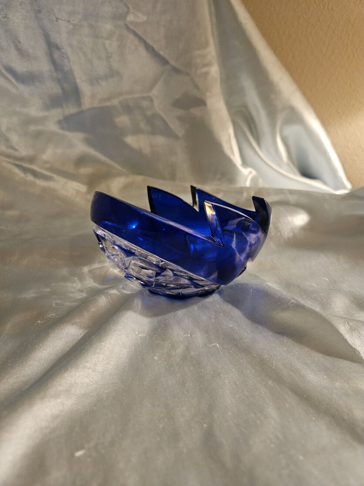 Vintage crystal bowl Neptune