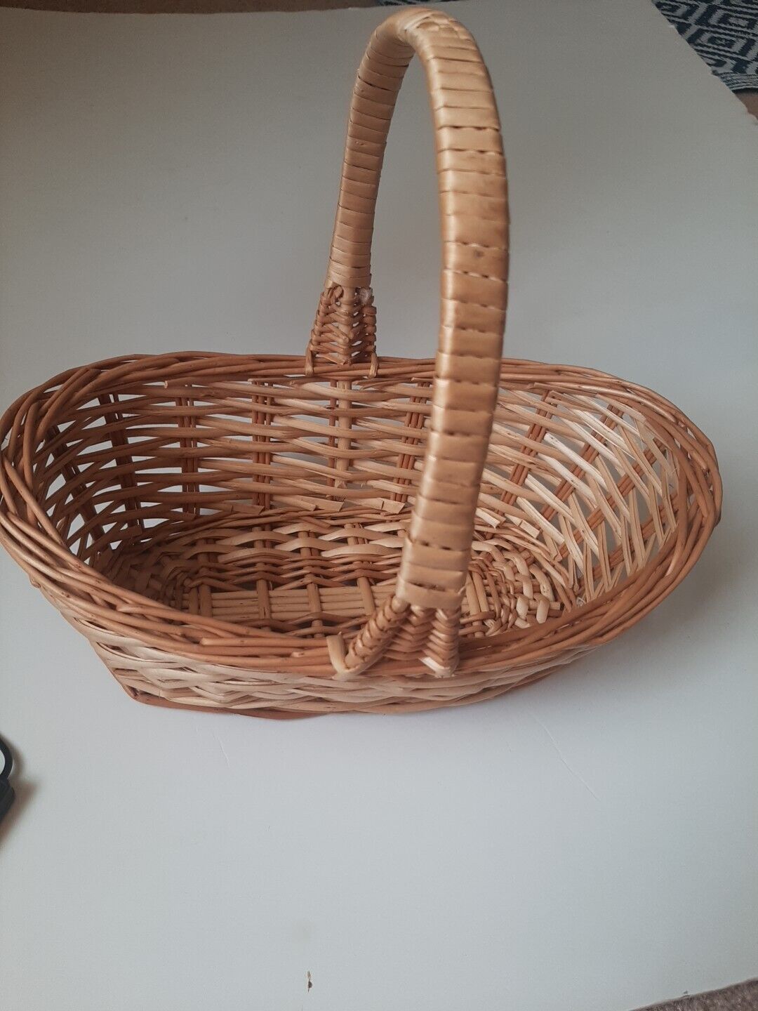 Decorative Hand  Woven Basket With Handle