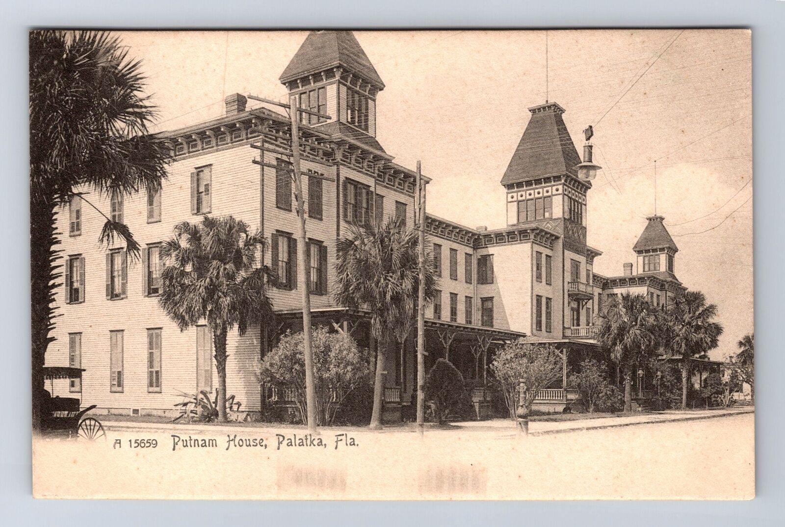 Palatka FL-Florida, Putnam House, Antique, Souvenir, Vintage Postcard