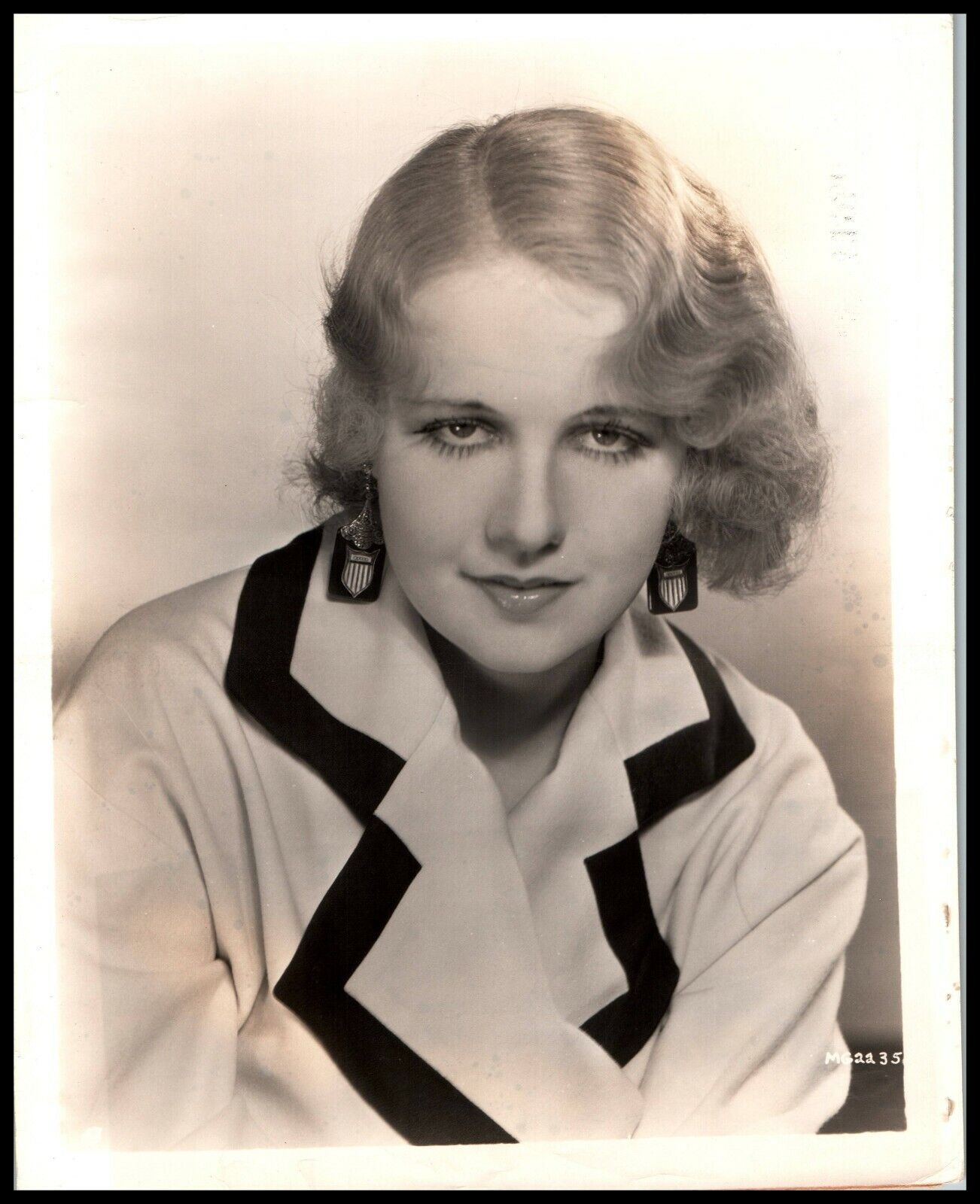 ANITA PAGE MGM 1932 ART DECO FLAPPER STUNNING PORTRAIT ORIG VINTAGE Photo 581