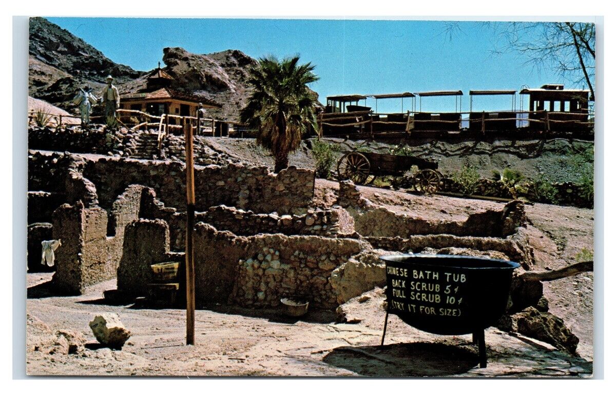 Postcard China Town, Calico Ghost Town CA A98