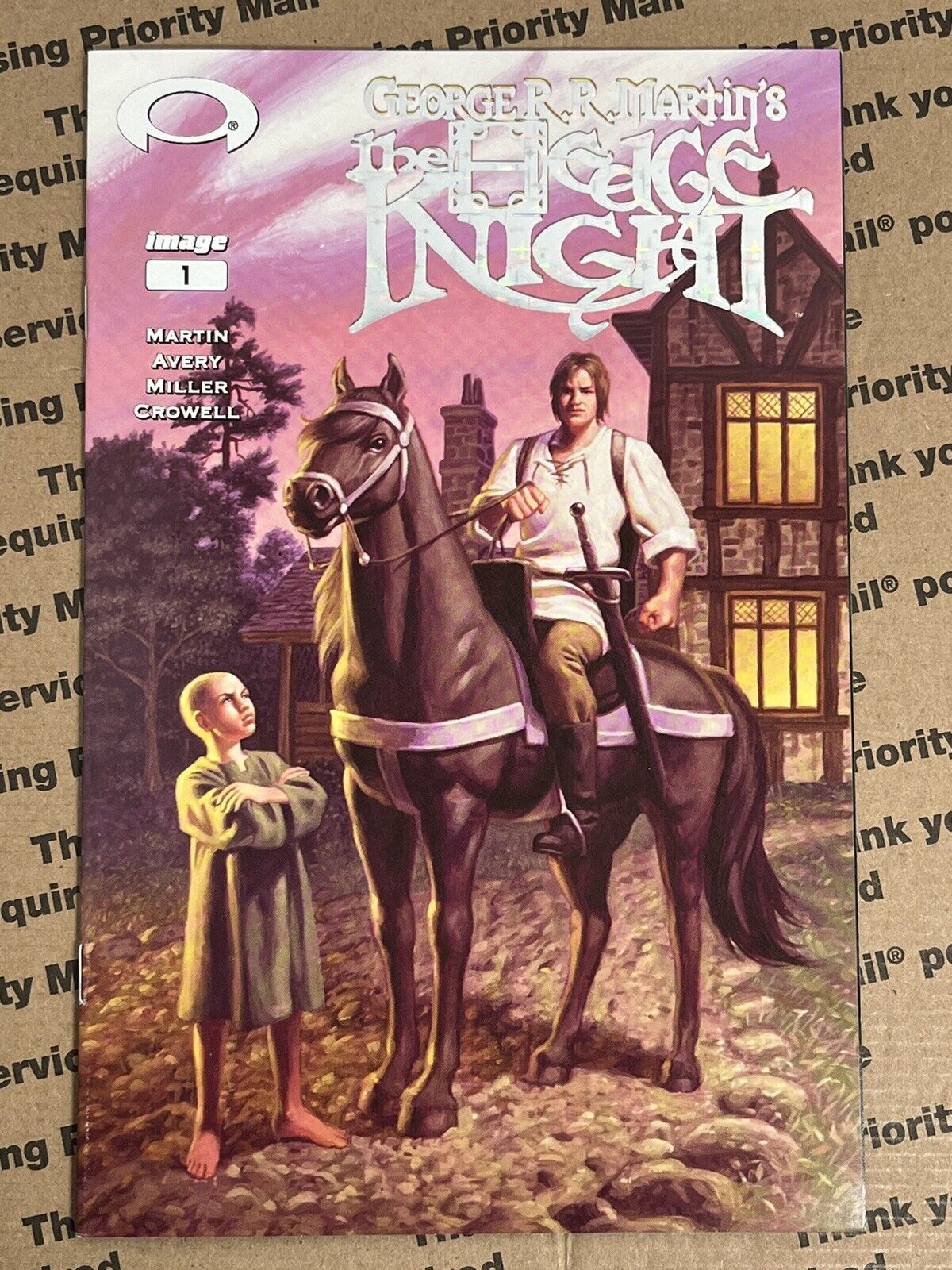 Hedge Knight #1 Comic Image RI VARIANT First Appearance Dunk Egg HOLO HBO