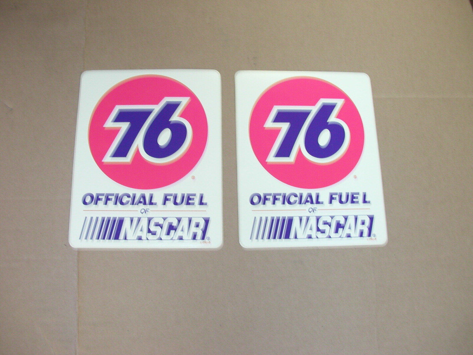UNION 76 RACING FUEL UNOCAL NASCAR RACING DECAL STICKER PACKAGE OF 2