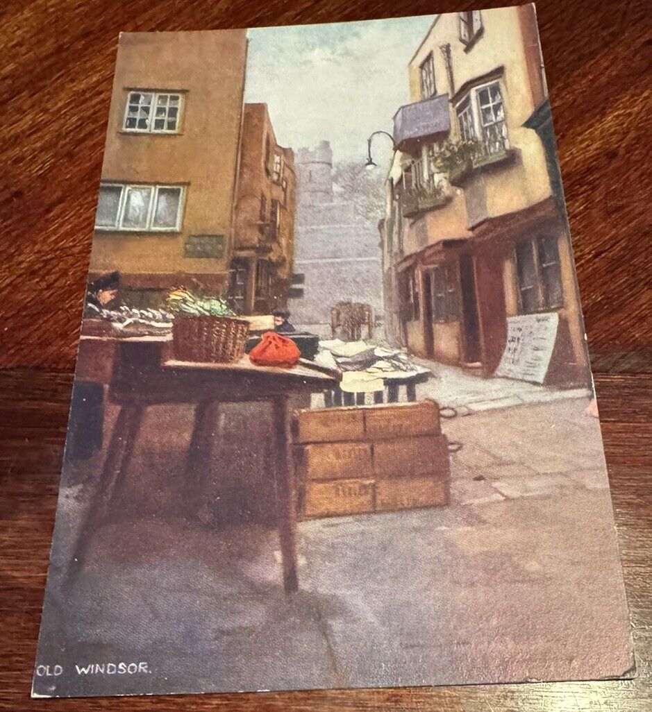 Vintage UK Old Windsor Postcard