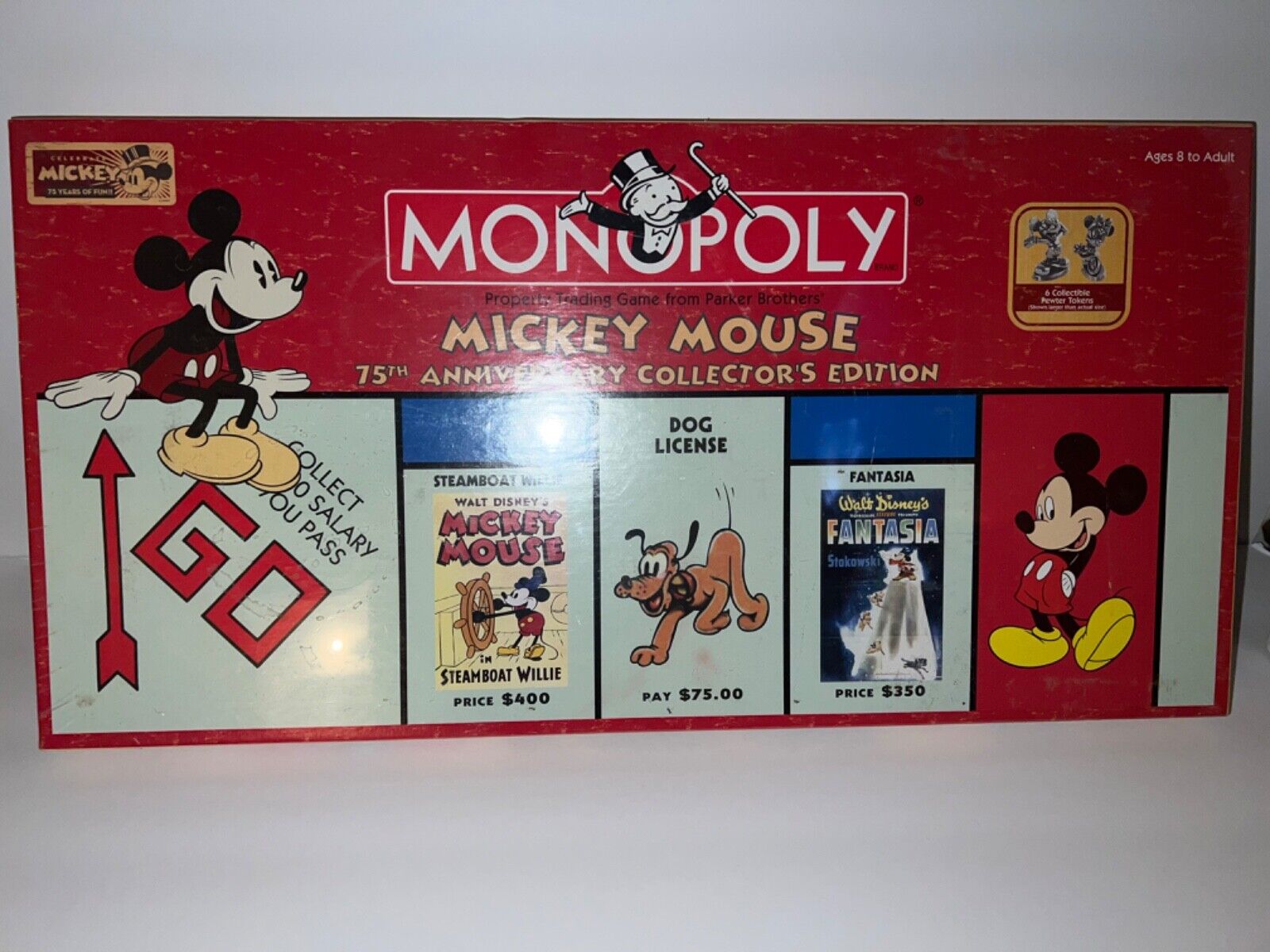 mickey mouse 75th anniversary collectors edition monopoly (SEALED) never opened