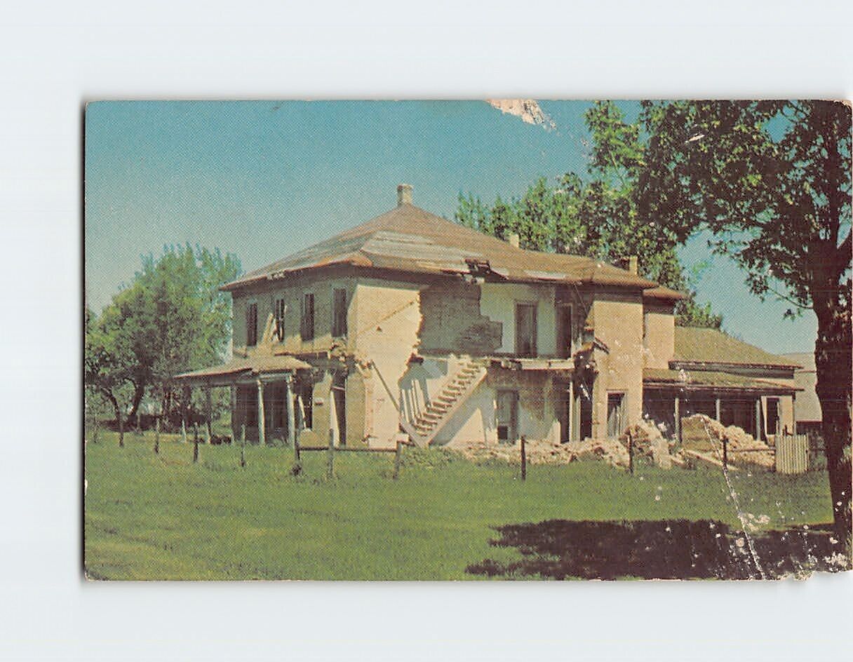 Postcard Hospital Building Fort Sisseton Marshall County South Dakota USA