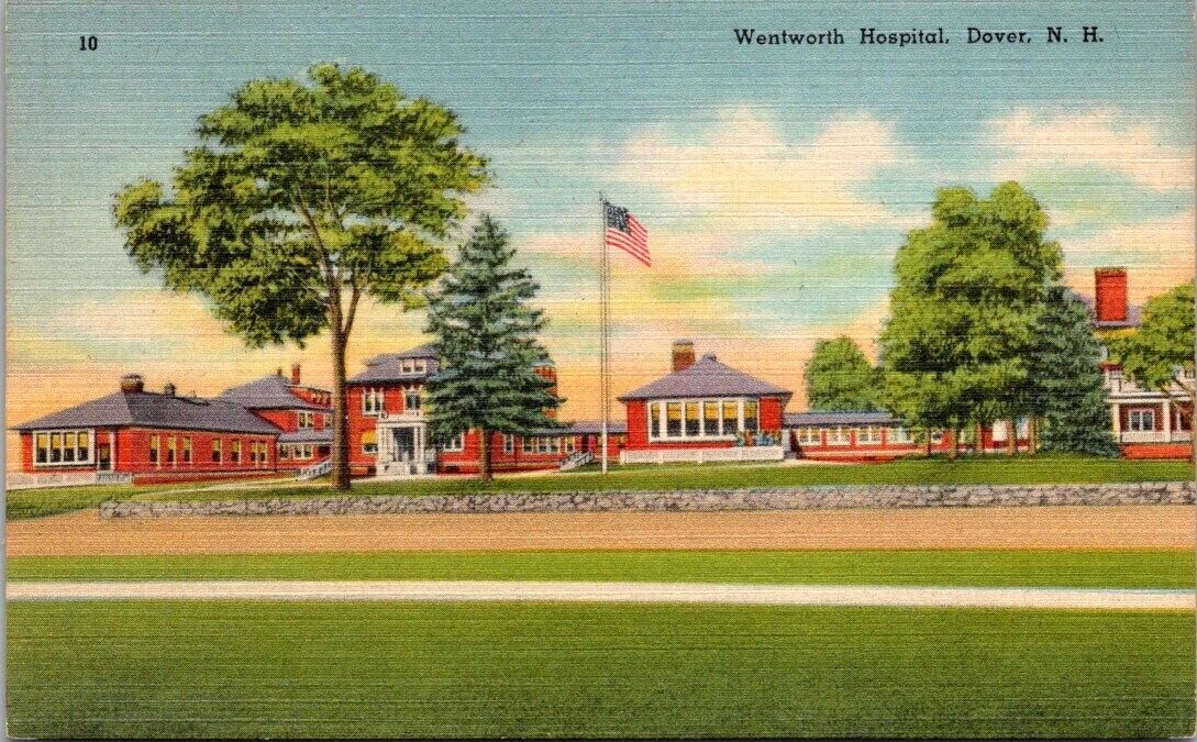 Postcard Wentworth Hospital Dover NH