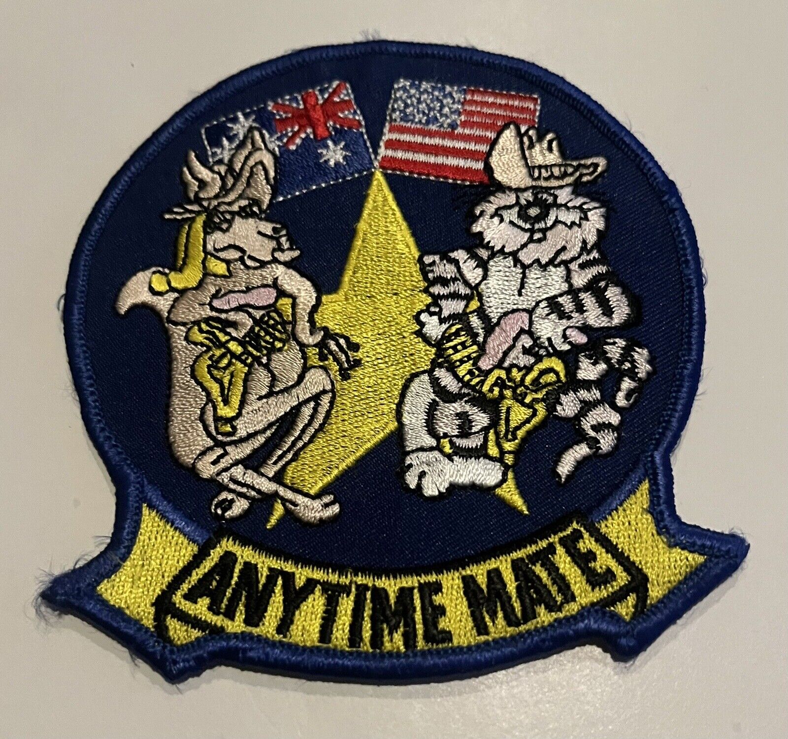USN VF-51 ANYTIME MATE TOMCAT patch F-14 TOMCAT FIGHTER SQN