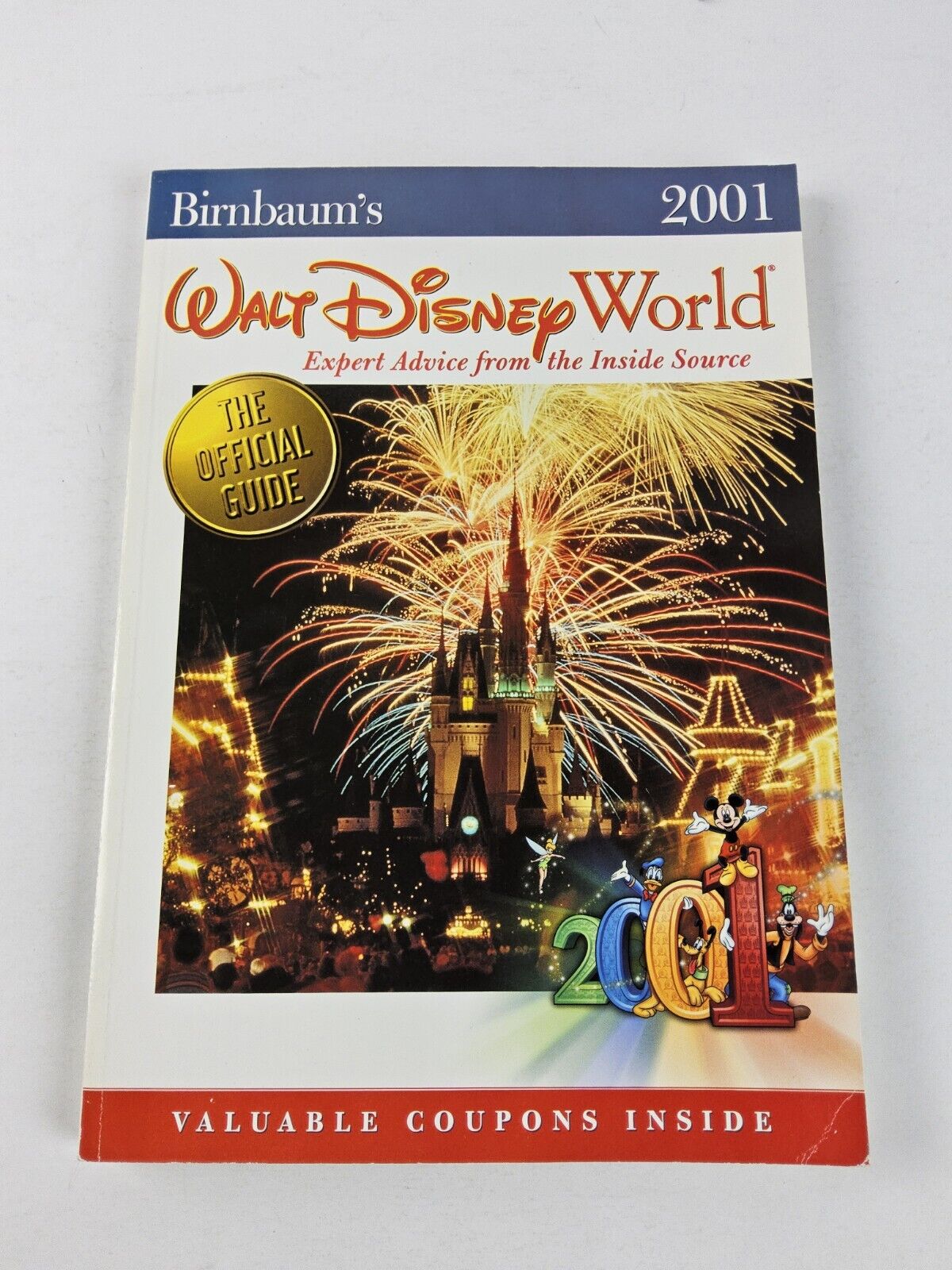 2001 Vintage Birnbaum\'s Official Guide To Walt Disney World Disney Editions Book