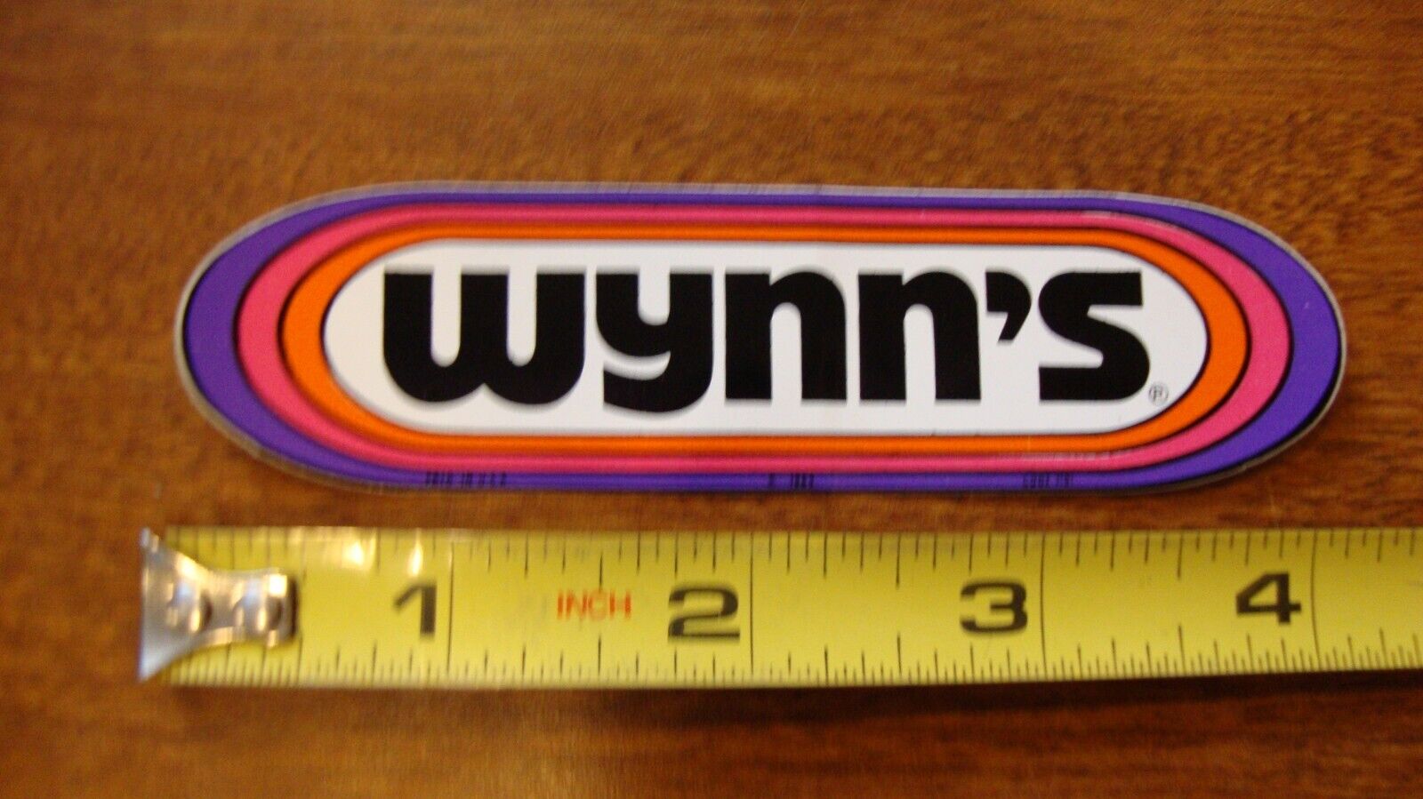 NOS Vintage wynn's sticker 1969 PRINTED IN U.S.A.