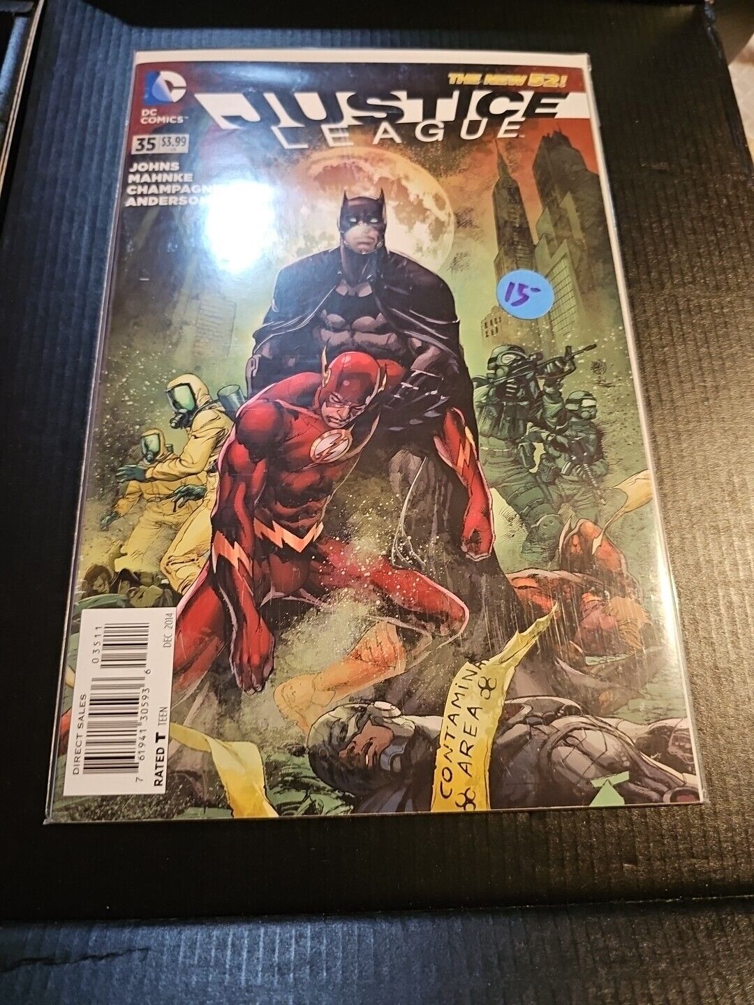 Justice League #35 (DC Comics 2014) The New 52 - Virus Cover/Story   BR