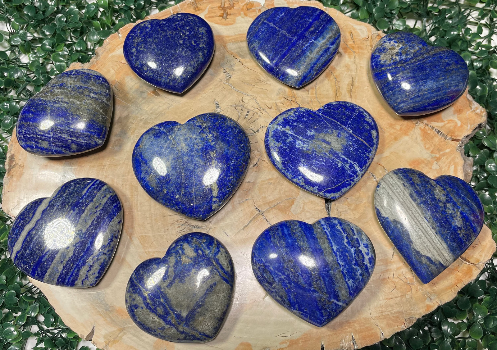 Large Lapis Lazuli Hearts, Natural Lapis from Afghanistan 151g to 283g WE PICK