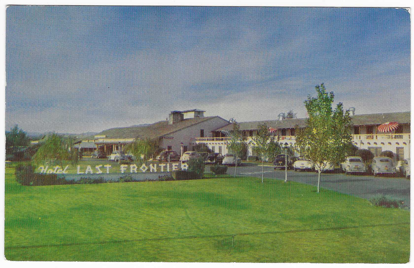 Vintage Postcard Hotel Last Frontier Las Vegas NV On the Strip C2688 Posted 1953