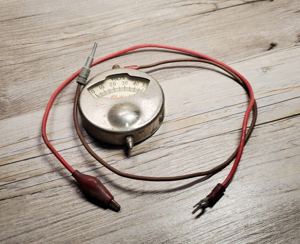 Vintage Sterling MFG Co. Voltmeter Voltage Meter USA