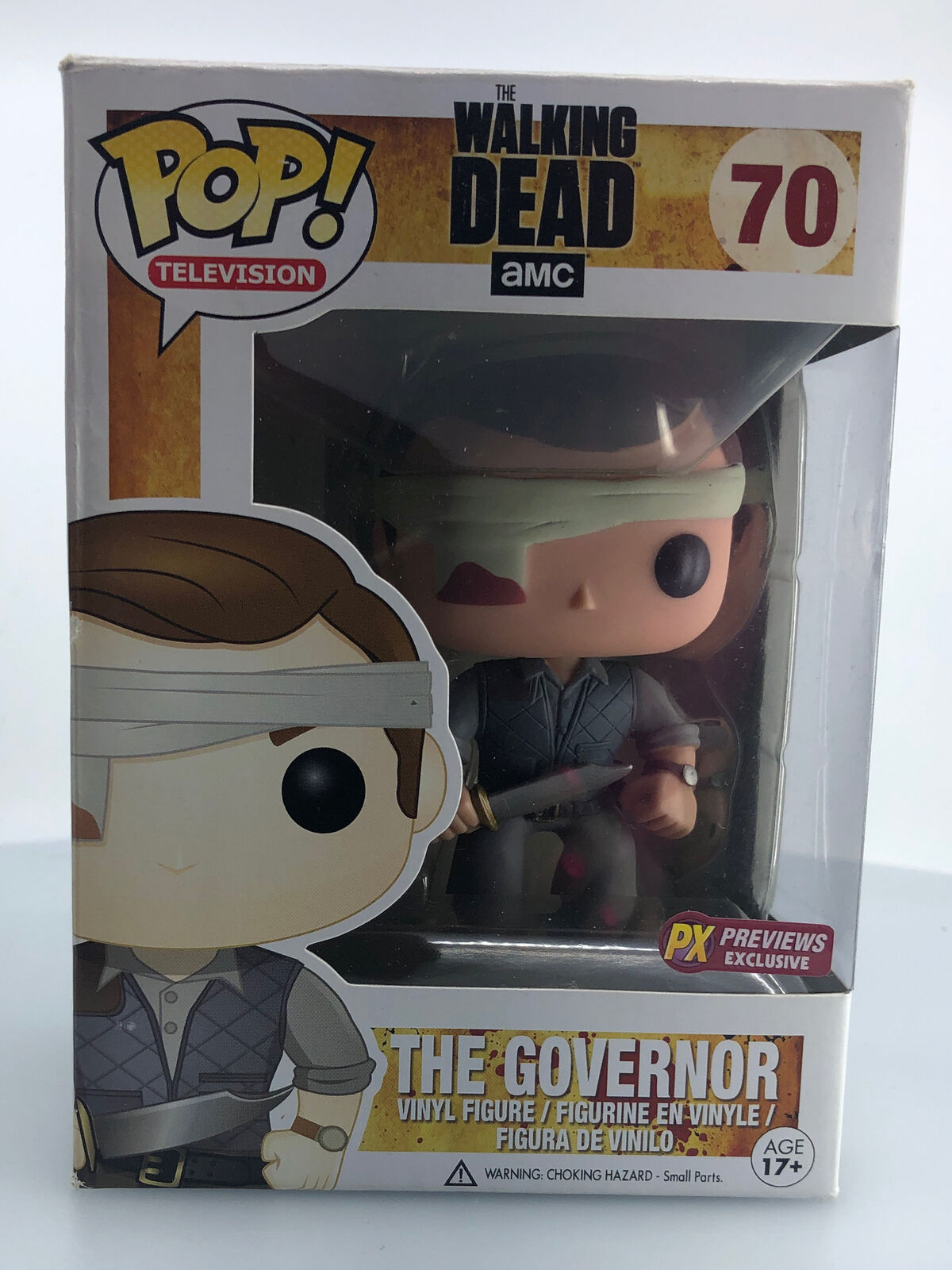 Funko POP Television The Walking Dead The Governor #70 Vinyl Figure DAMAGED BOX