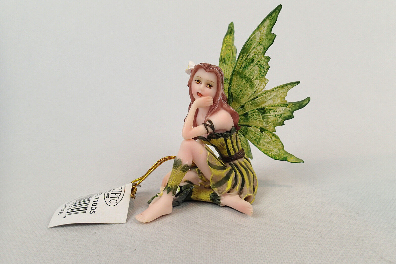 Pacific Giftware Green Sitting Fairy 11005