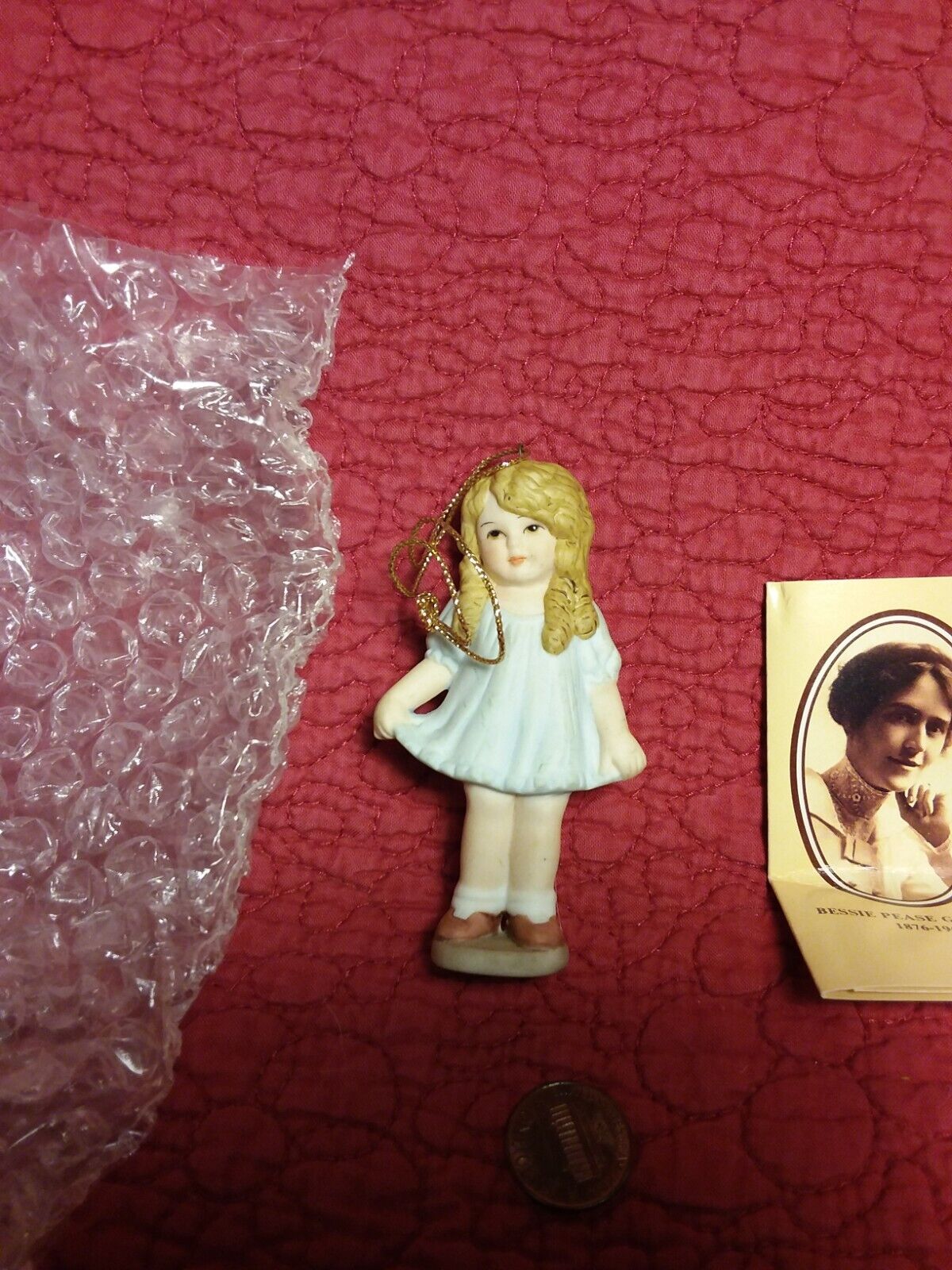 Vintage GOLDY LOCKS H1805 Bessie Pease Gutmann Figural Ornament 1985 Boxed