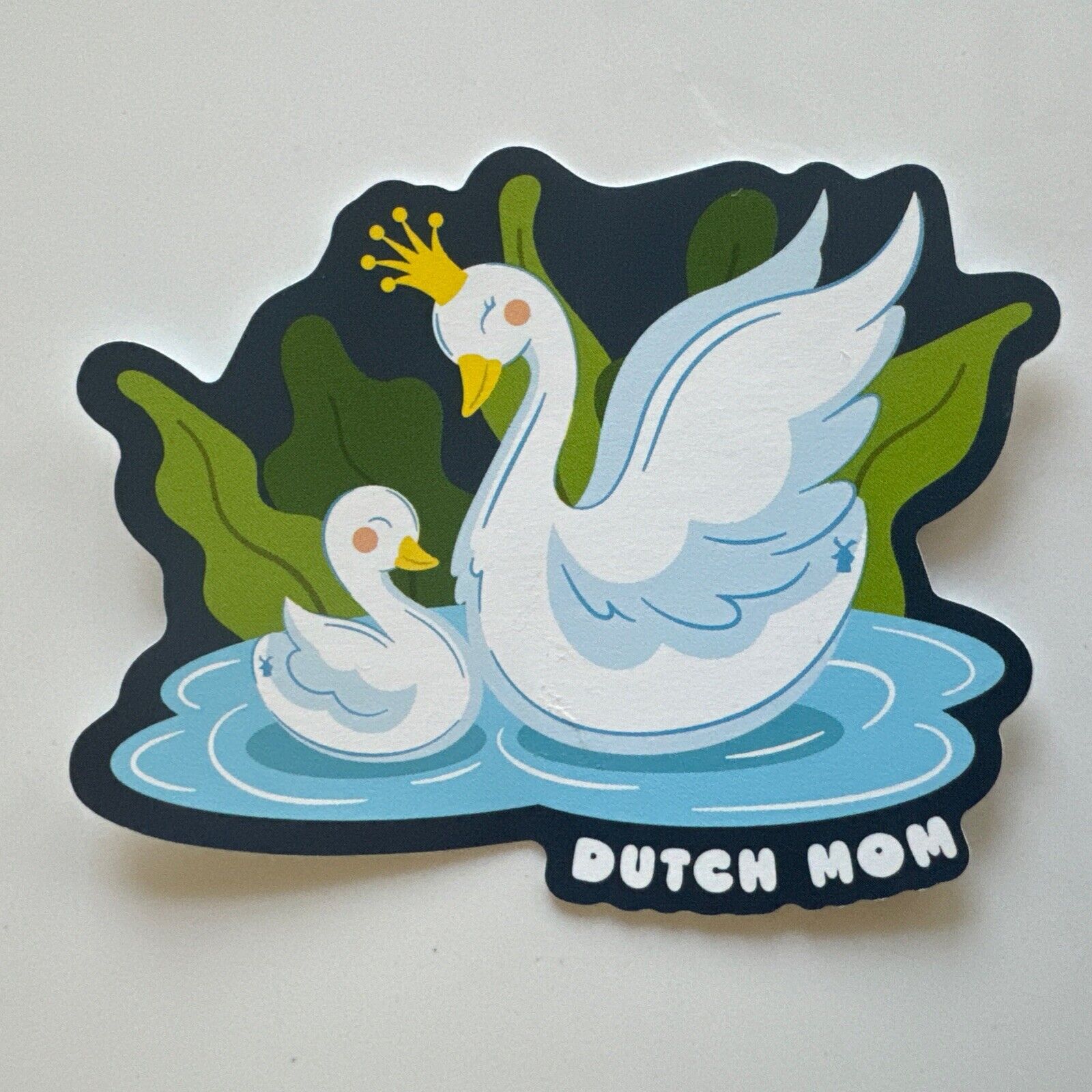 Mothers day Dutch Mom sticker drop May 2024 Swan Sticker New 