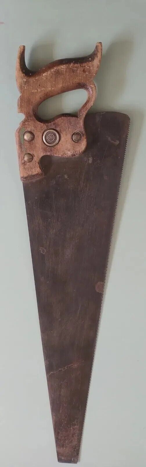 Antique H. Disston & Sons 26 in. No.8 Hand Saw 1896-1917  Excellent Condition 