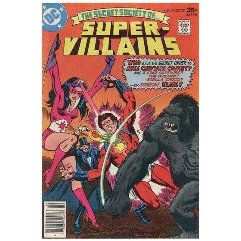 Secret Society of Super-Villains #10 in Fine condition. DC comics [o\