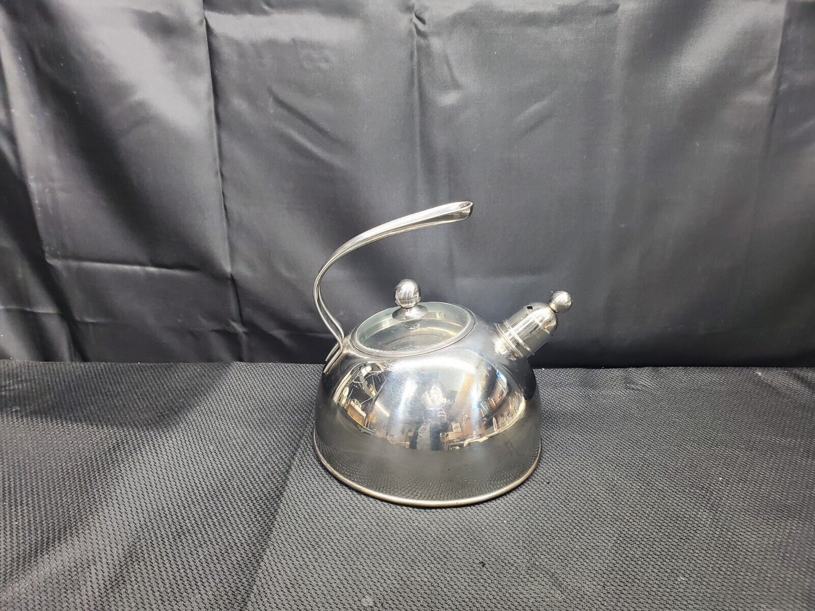Vintage Lynn\'s Edelstahl Rostfrei 18-10 Stainless Steel Teapot
