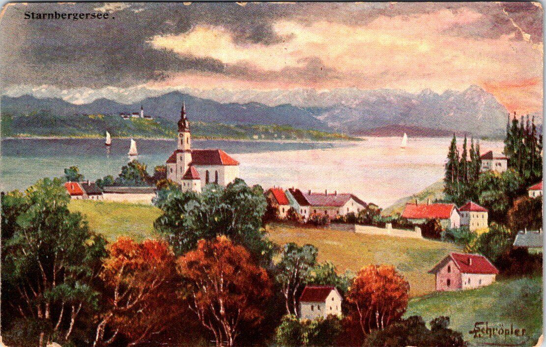 Town View, STARNBERGERSEE, Germany Postcard