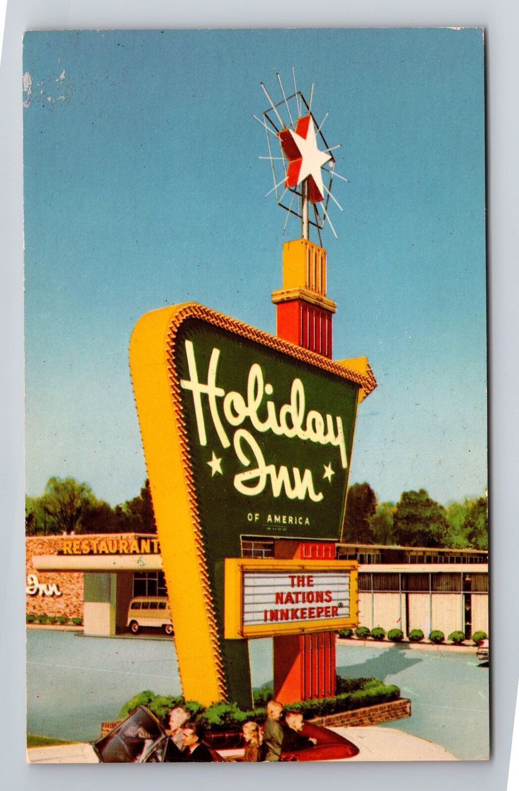 New Stanton PA-Pennsylvania, Holiday Inn, Advertising, Antique Vintage Postcard