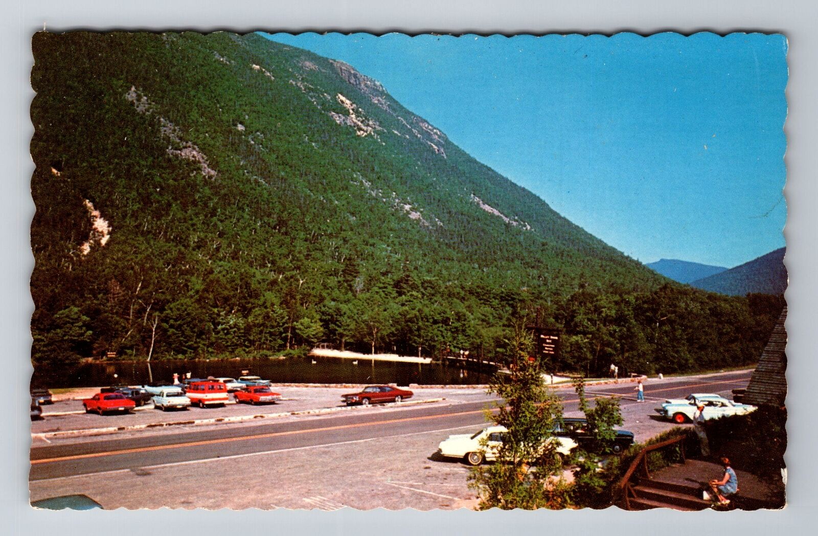 Crawford Notch State Park NH-New Hampshire, Willey House, Vintage Postcard