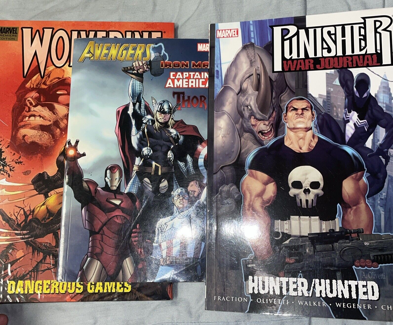 WOLVERINE Dangerous Games Marvel Hardcover Sealed Punisher War Journal Avengers