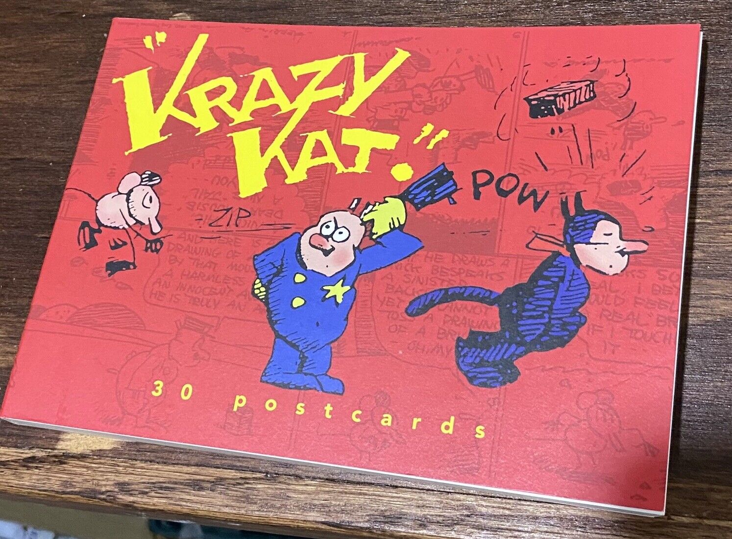 Krazy Kat Postcard Book 1996-30 postcards featuring George Herridan art & ima...