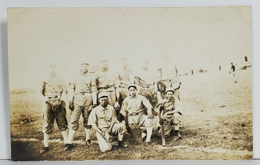 Rppc Chicago Baseball Team c1915 Real Photo Postcard O2