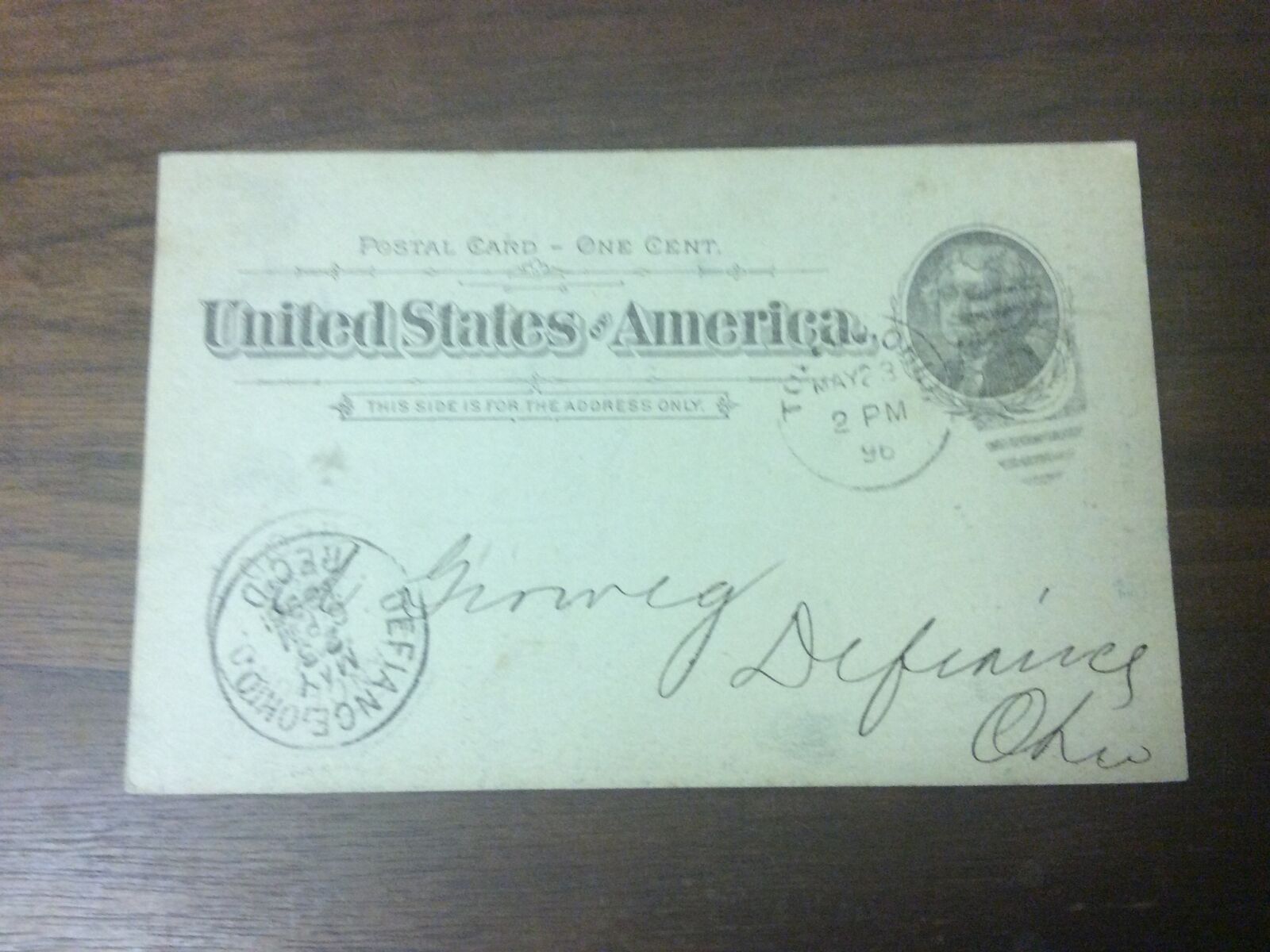 Vintage 1896 Bids On Grain Churchill & Co, Toledo Ohio Postcard