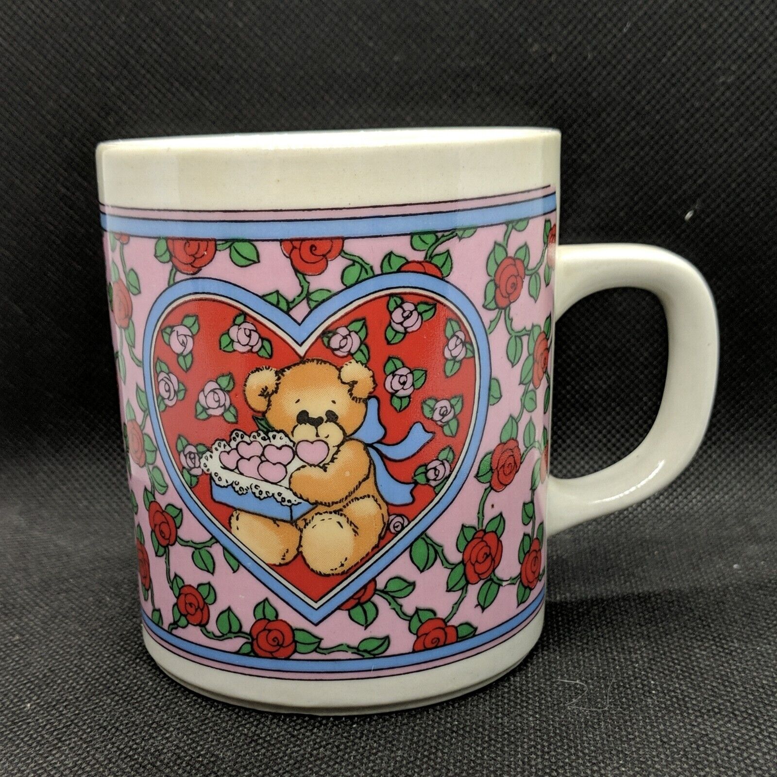 Lucy & Me Cupid Bear Mug 1987 coffee mug