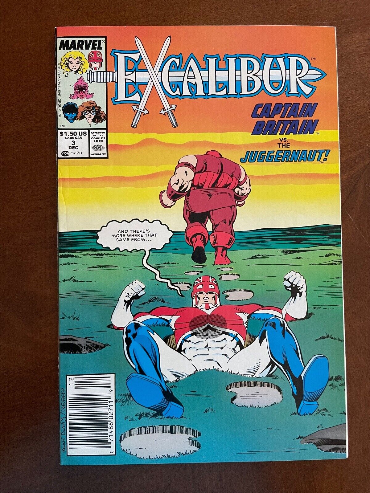 Excalibur #3, Marvel (1988), VF (8.0) - Chris Claremont
