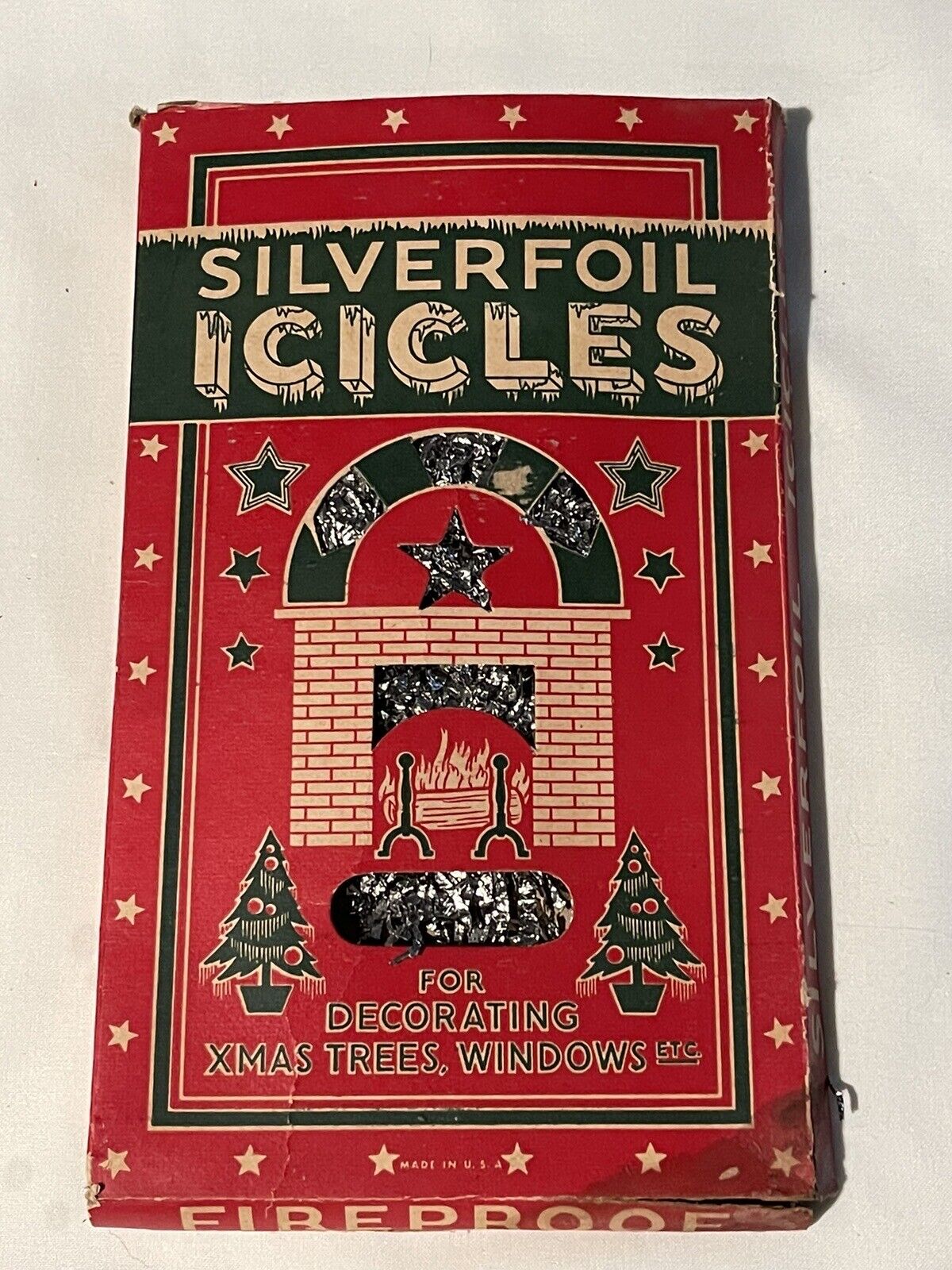 3 Boxes Antique Vintage Real Lead Silver Icicles Christmas Tinsel