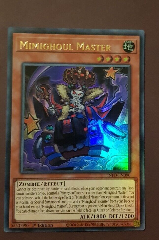 Mimighoul Master - Ultra Rare - INFO-EN090 - 1st Edition - Yugioh