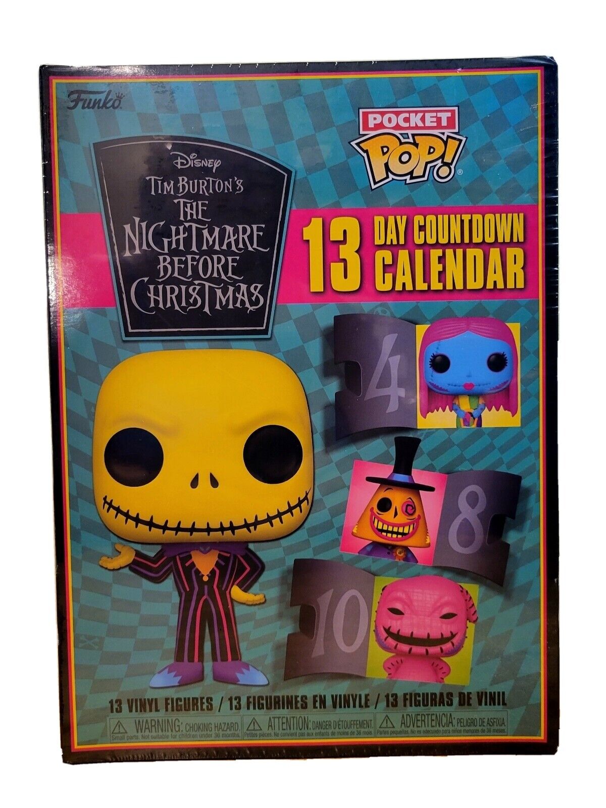 Funko POP Nightmare Before Christmas 13 Day Halloween Countdown Calendar, New
