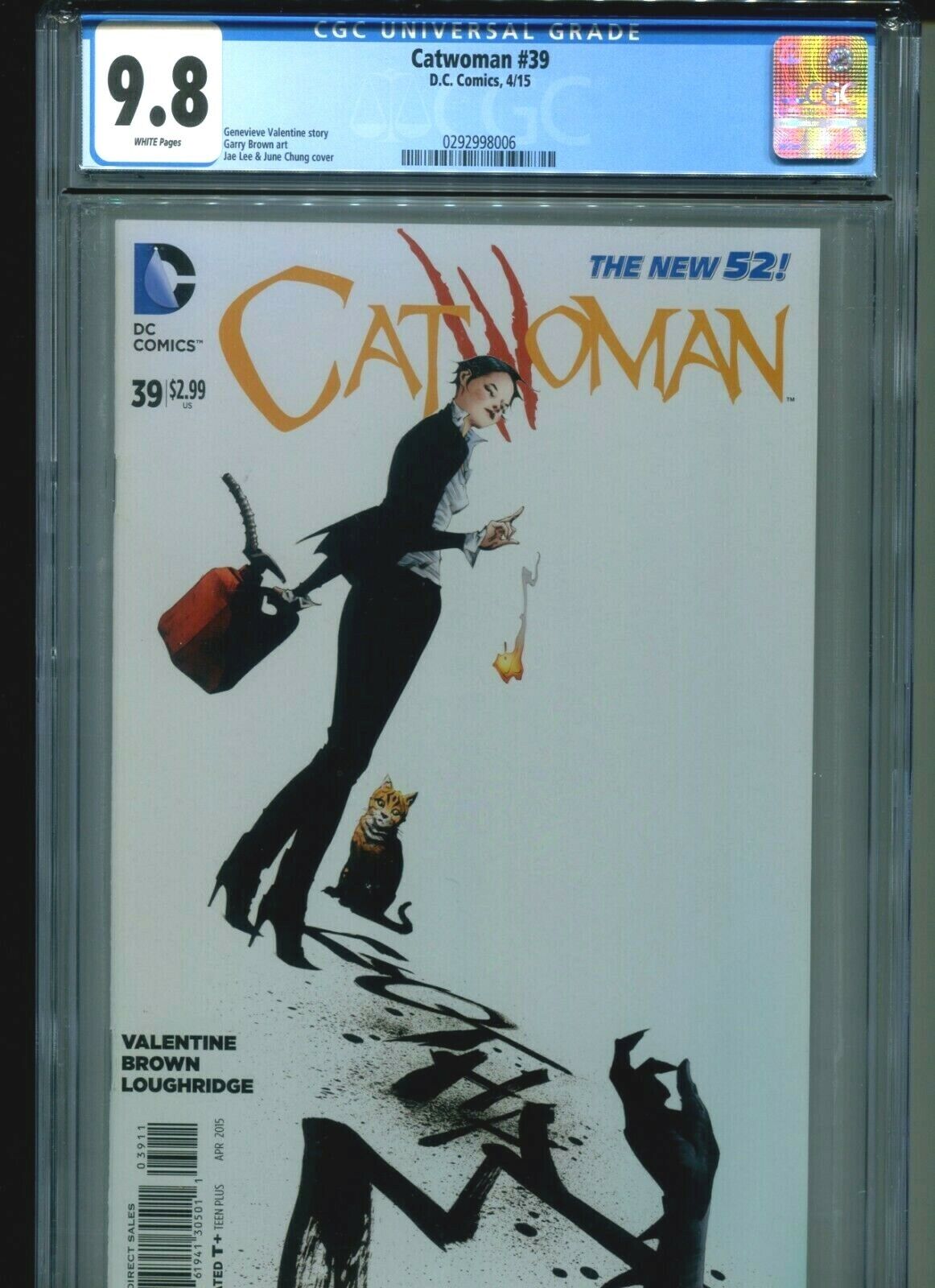 Catwoman #39 CGC 9.8 (2015) Jae Lee & June Chung Cover Highest Grade