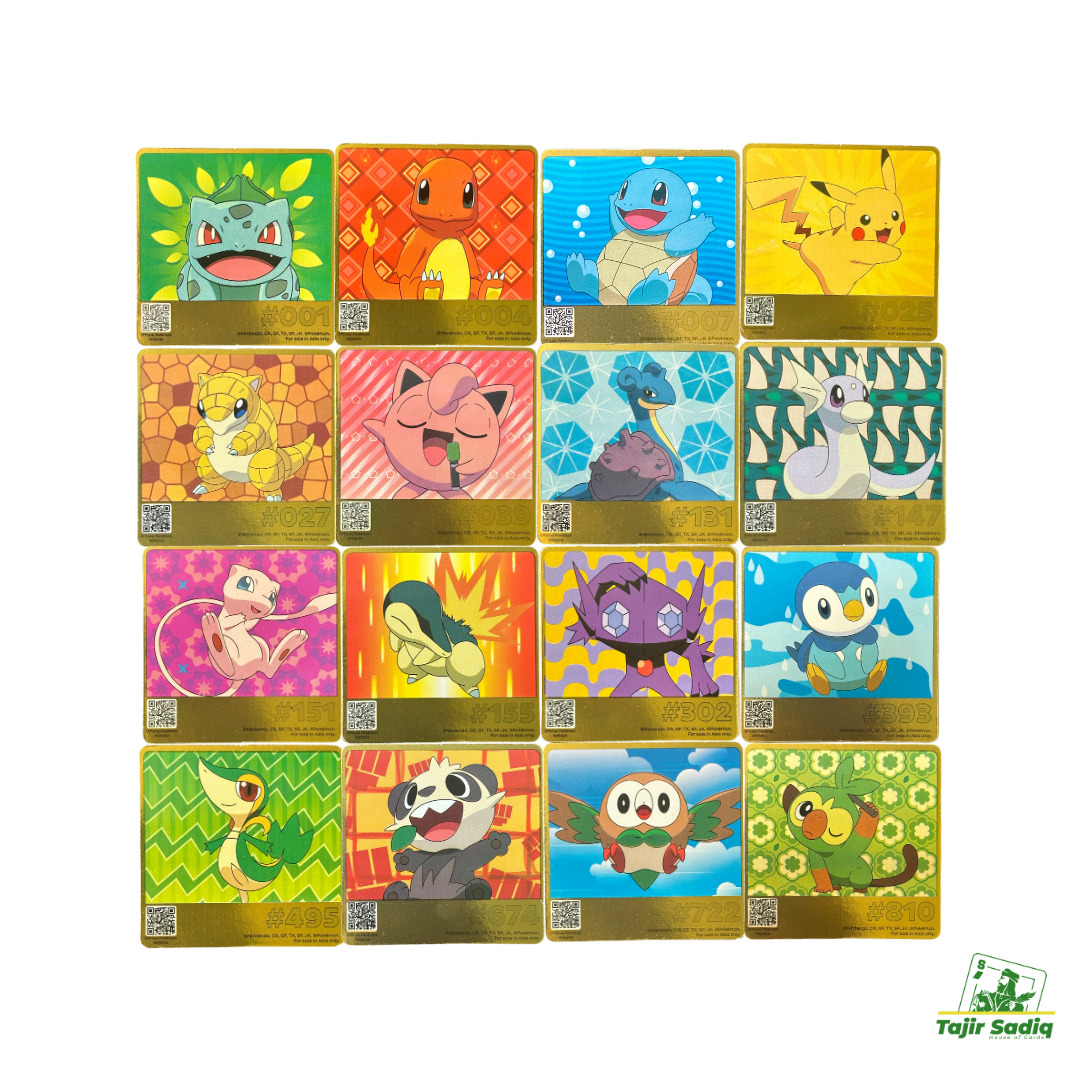 2024 Oreo x Pokemon Photocard Asia Region Exclusive Special Edition Complete Set