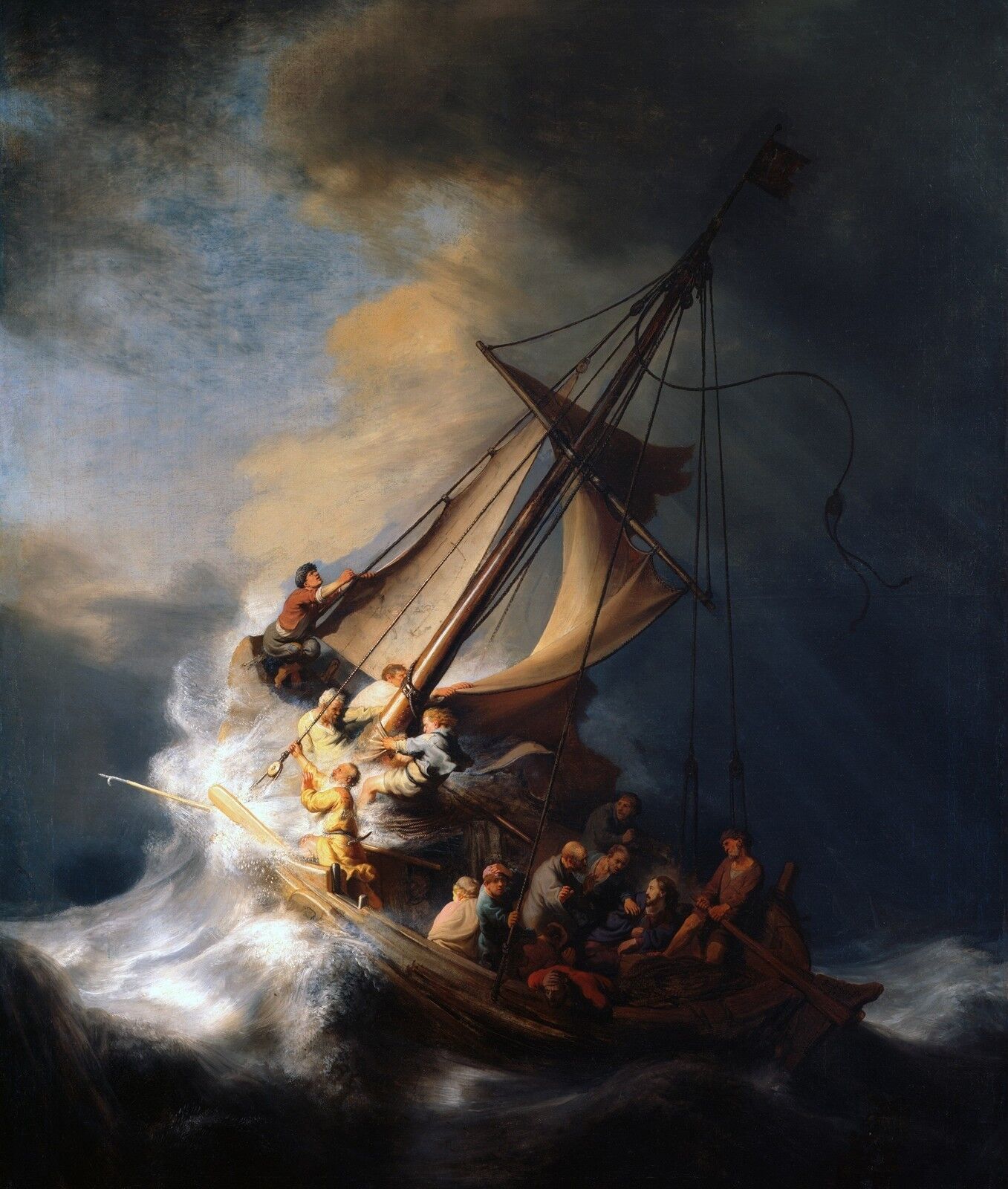 \'\'Christ in the Storm on the Lake of Galilee\'\' Art Print 8\