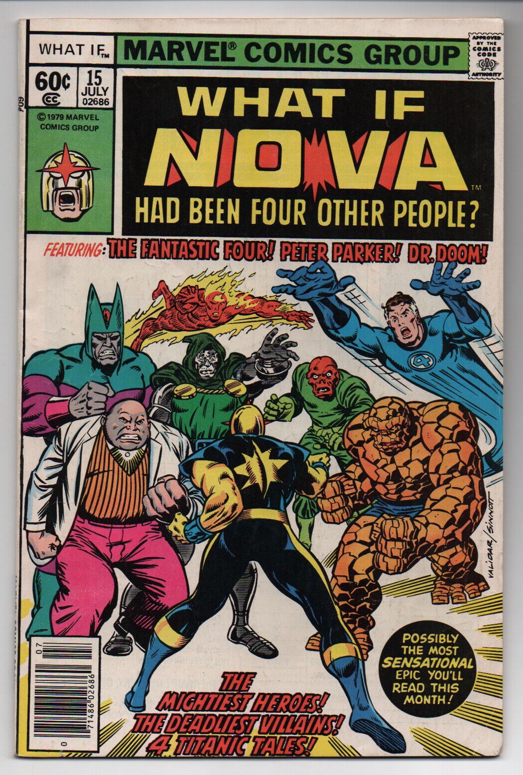 What If Nova Had Been Four Other People #11 Marvel Comic Book 1979 Fantastic 4