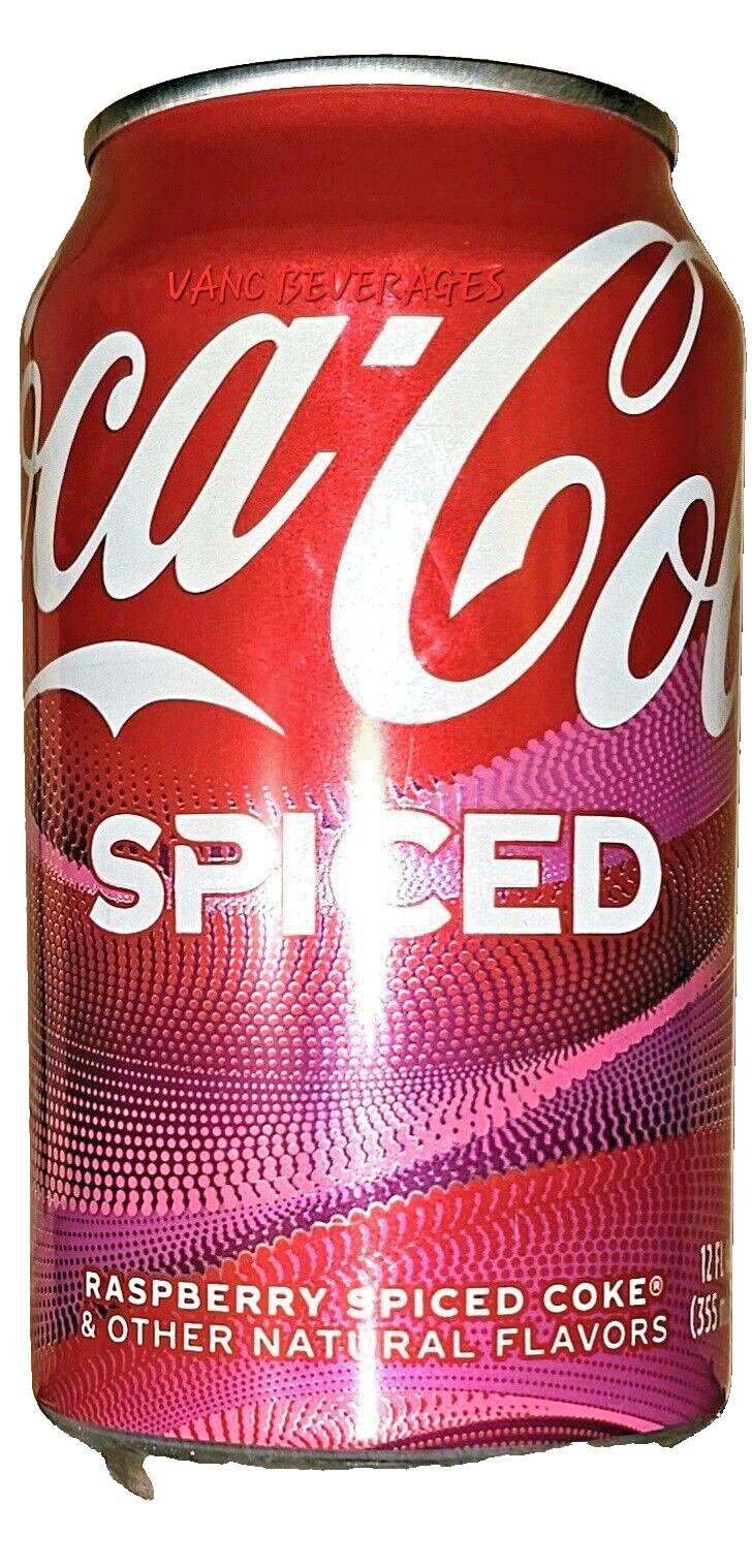 NEW & HOT Coca Cola SPICED RASPBERRY - 1x12oz Single Can with  BB 8/24