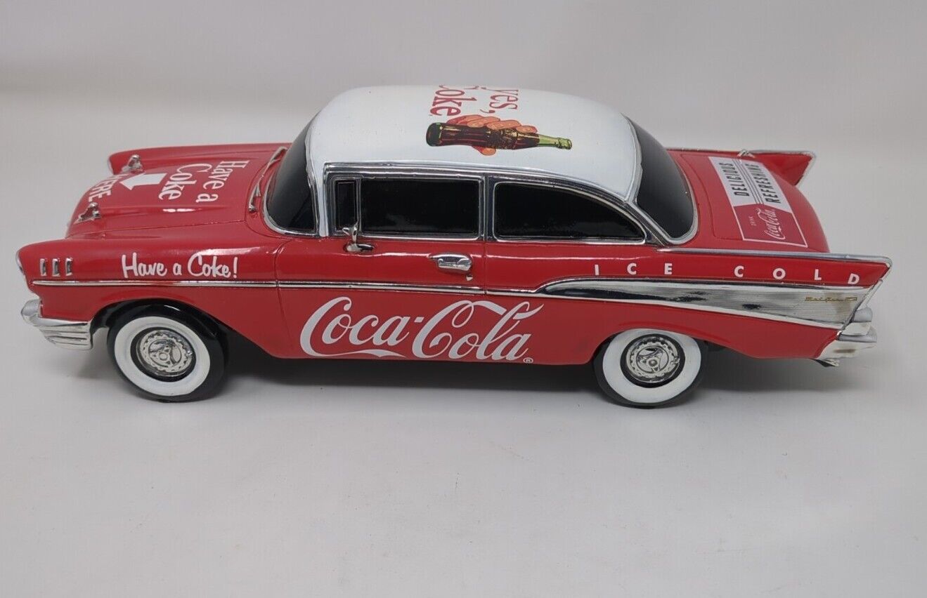 Hamilton Collection Bradford Exchange 1957 Coca Cola Bel Air Sculpted 