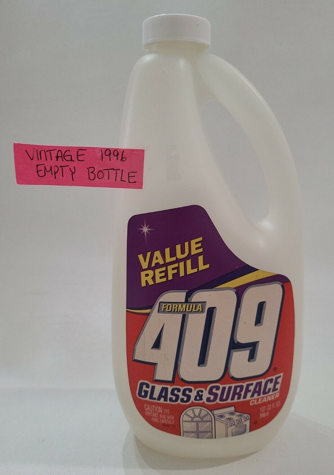 Formula 409 Glass & Surface Cleaner 1996 Vintage 1990\'s Movie prop Empty Bottle