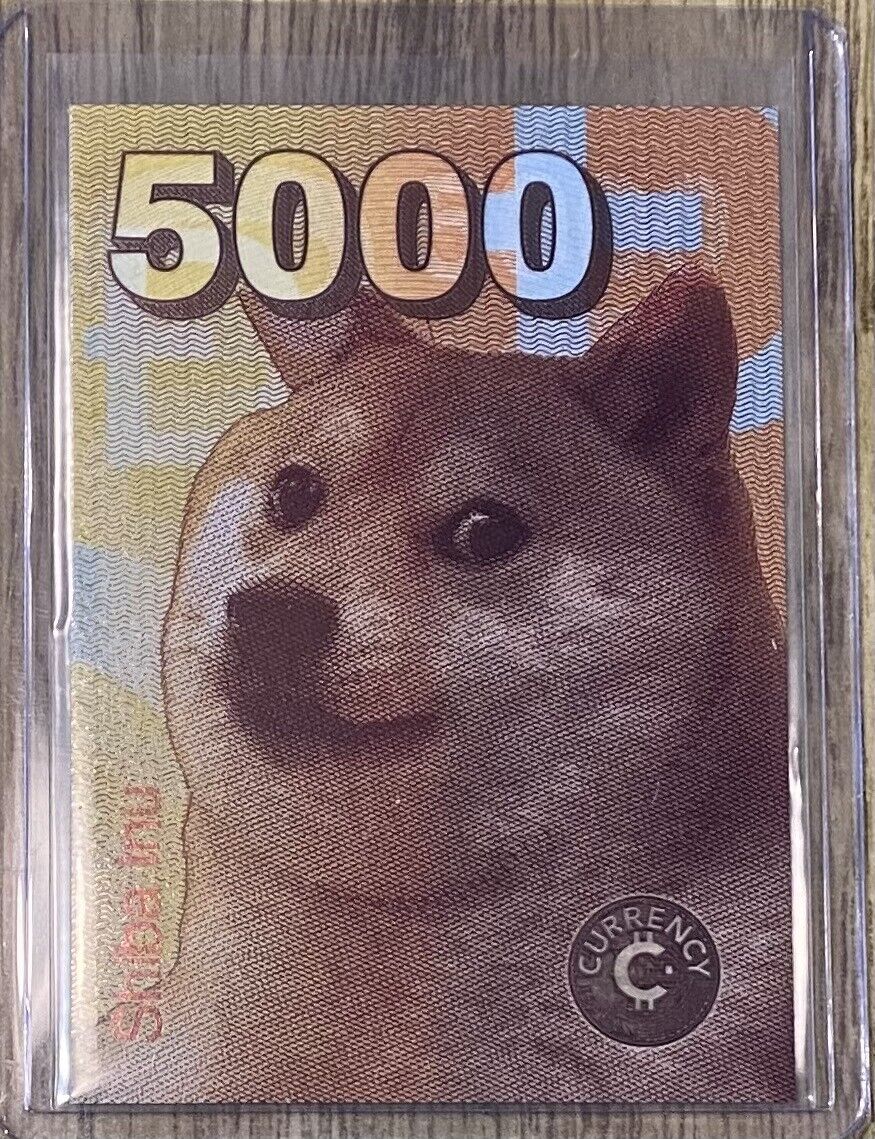 Shiba Inu Cold Foil CF 2022 Cardsmiths Currency Series 1