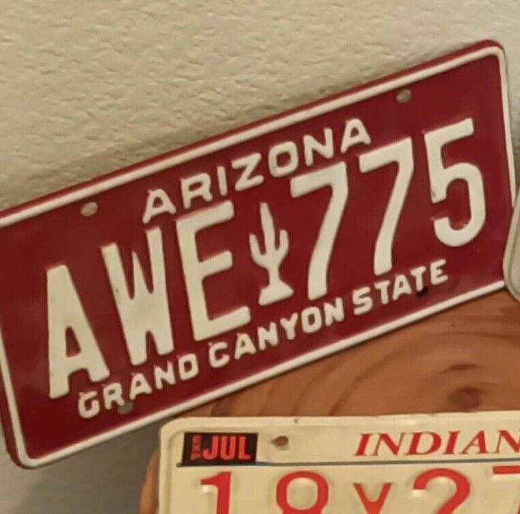 Used & Real License Plates.