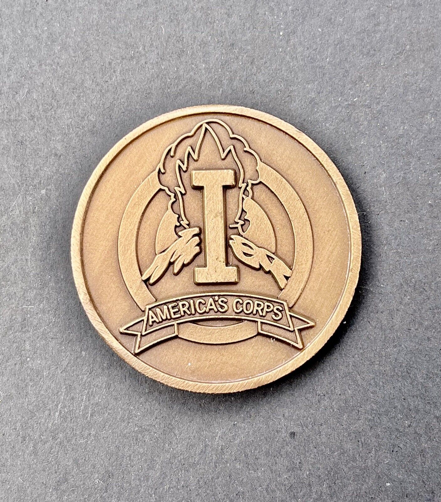 I CORPS FORT LEWIS CHALLENGE COIN - BRASS